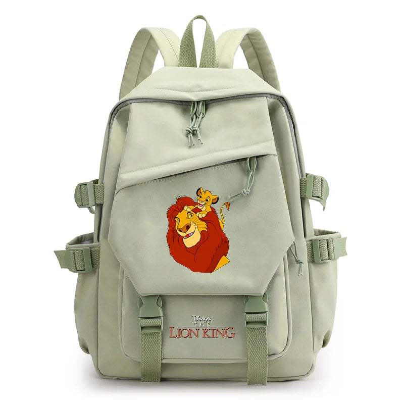 Disney The Lion King Simba Boys Girls Kids School Book Bags Women Bagpack Teenagers Travel Backpack Mochila Escolar