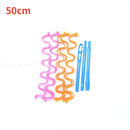 12pcs Heatless Hair Curlers Magic Wave Formers Spiral Hair Rollers Wavy Curlers Women Hairstyle Roller Hair Styling Tools