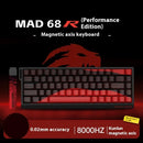 AI MADLIONS Mad60 Mad68 HE Mechanical Keyboard Magnetic Switch Madcatz Mad60he Wired Game Keyboard Rapid Trigger Custom Keyboard