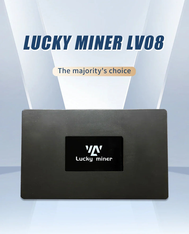 lucky miner lv08 Bitcoin miner crypto miner Solo miner BTC miner BCH BSV DGB WIFI 4TH/S SHA256 BM1366 Asic btc Mining Machine