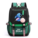 Disney Lilo Stitch Backpacks Teenager USB Charging Laptop Backpack Women Men Rucksack Travel Bag Mochila