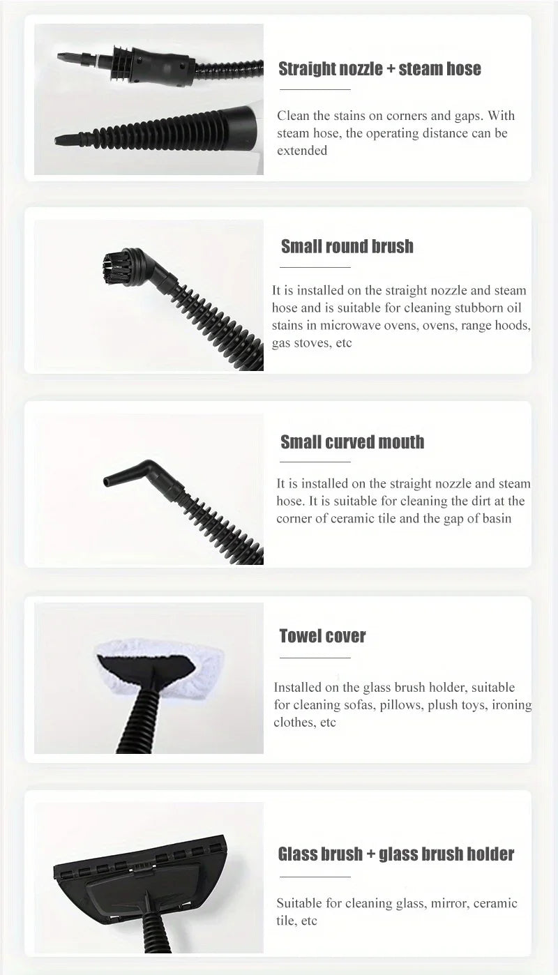 Multifunctional household cleaning machine commercial handheld high temperature steam cleaning machine cleaner 2025 new model