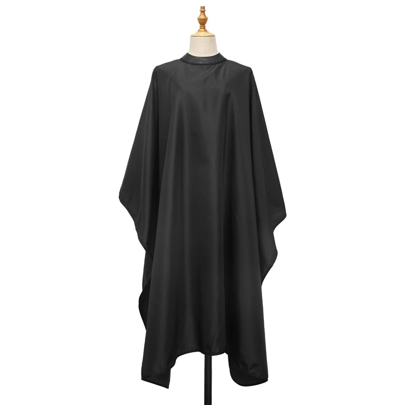 Professional Silicone Collar Buckle Barber Salon Hairdressing Apron Barber Capes Waterproof Barber Cloth Coat Barbershop Tools