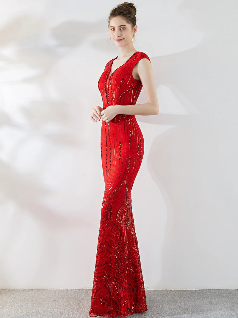 Sexy black maxi summer sequin dress women elegant luxury birthday prom wedding party dress ladies long evening dresses vestidos