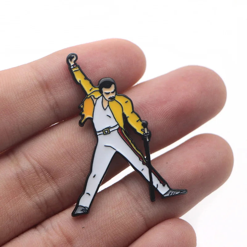Pins and Brooches for Women Men Lapel Pin Backpack Bags Hat Badge Gifts Metal Figure P3392 Dongmanli Enamel