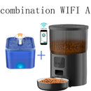 4L Pet Feeder Tuya WIFI Automatic Dog Food Dispenser Smart Cat Feeder 2L Cat Automatic Drinking Fountain Dog Water Feeder