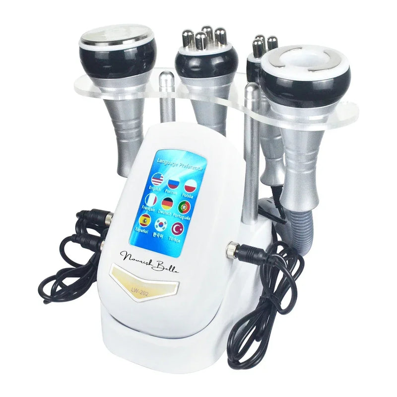 40K 3/4IN1 Cavitation Ultrasonic Body Slimming Machine  Beauty Device Facial Massager Skin Tighten Face Lifting Vacuum Suction