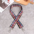 138cm Bag Handle Bag Strap For Women DIY Shoulder Rainbow Handbag Accessories Cross Body Messenger Nylon Belts Bag Straps