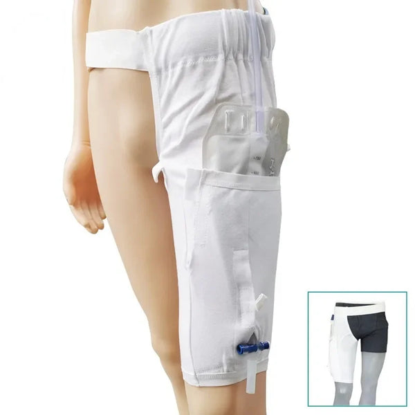 1 Pcs Urine Catheter Leg Holder Urinary Incontinence Supplies Adjustable Thigh Fixation Cover Drainage Strap Walkable Breathable