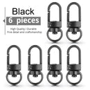 6 Pcs/Lot Keychain DIY Accessories Dog Collar Buckles Swivel Trigger Clip Connector For Bag Clasp High Quality Key Ring DIY P024
