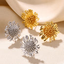 Gold Color Love Heart Earrings For Women Bow Stud 2023 Trend Simple Knot Earrings Piercing Fashion Jewelry Valentine's Day Gifts