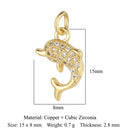 Fashion Cat Horseshoe Copper CZ Cycling Charm Wholesale Bear Butterfly Racket Pendant For Bracelet Necklace Making