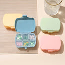 1PCS 6 Compartment Pill Box, Moisture Proof Pill Case, Travel Pill Organizer for Pocket Purse, Daily Portable Vitamin Box