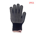 Double-sided Hair Straightener Perm Curling Hairdressing Heat Resistant Finger Glove Hair Salon Tools Thermal Styling Gloves