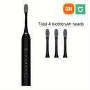 Xiaomi Electric Ultrasonic Toothbrush Six Speed Mode Home Soft Hair USB Charging Waterproof Adult Tooth Automatic Couple Set