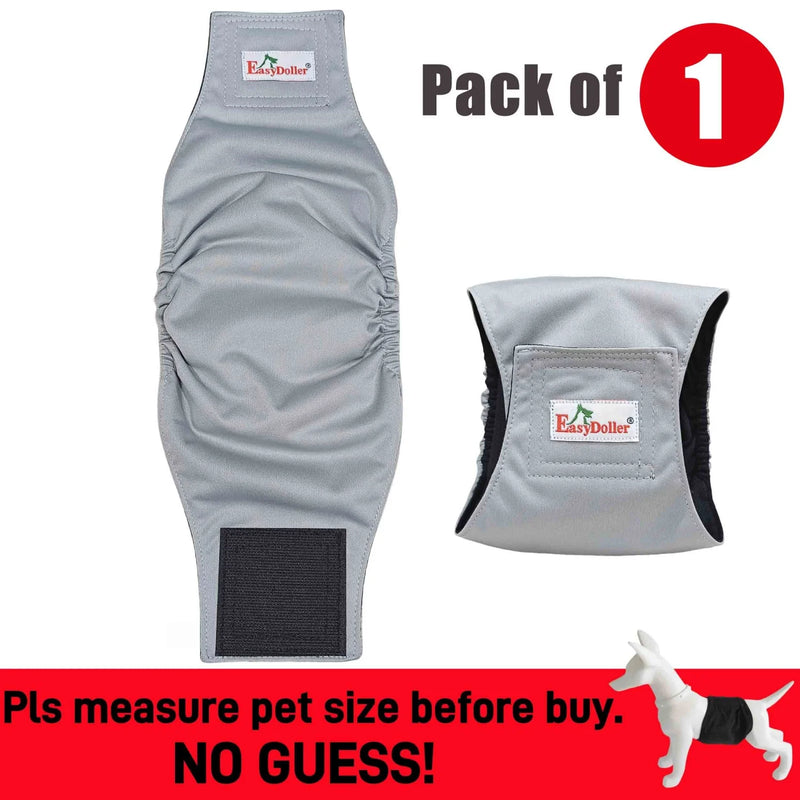 1 Pc Washable Male Dog Diaper Reusable Pet Sanitary Pants Hight Absorbent Leak Proof Nappy Belly Band Wrap for Small Breed Dogs