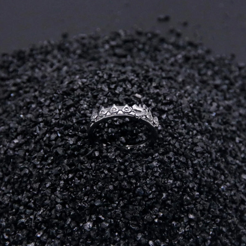 Anime The Seven Deadly Sins Ring Meliodas Dragon's Sin of Wrath Cosplay Unisex Adjustable Ring for Men Jewelry Accessories Prop