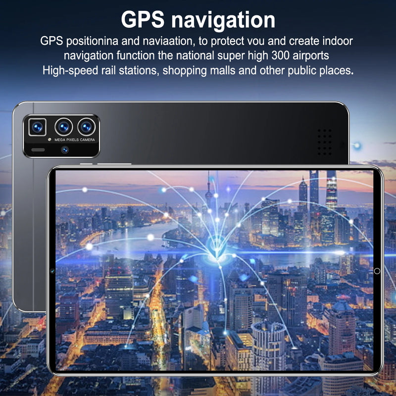 2024 NEW 11.6 Inch Original Tablet Android13 16GB Ram 1TB Rom Dual SIM 10 Core WPS GPS Bluetooth 5G Network Phone call Tablet PC