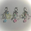 silly bunny keychains