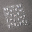1 pc 5D Embroidery Bee Nail Art Sticker Embossed Butterfly Insect Nail Sticker High Quality Nail Art Design Decoration Sticker