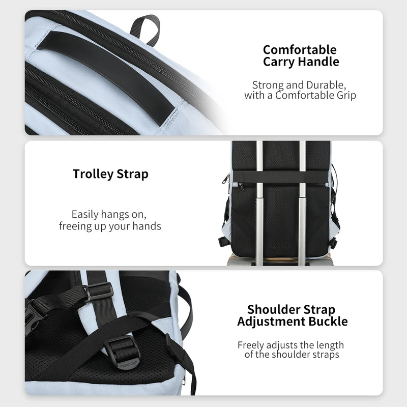 Tigernu Fashion Expandable 27L-37L Hiking Travel Laptop Backpack For 17inch Storage Packs Luggage With USB Port Backpack mochila