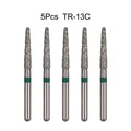 5Pcs/Bag Dental Diamond Burs Drill FG 1.6mm Bur For High Speed Handpiece Denspay Dental Bur Polishing Whitening Lab Material