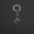 Anime Death Note Keychain Double L Black Notebook Pendant Keyring Cospaly Key Props for Women Men Jewelry Gifts Accessories