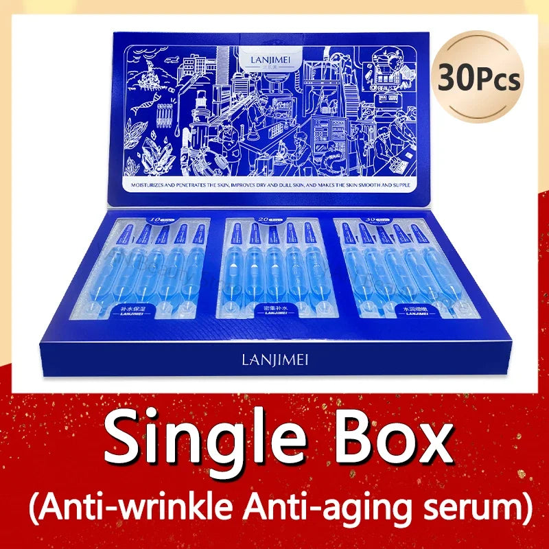 سيروم ببتيد النحاس الأزرق المضاد للتجاعيد، نيكوتيناميد، تبييض البشرة، جوهر التفتيح، الكولاجين، حمض الهيالورونيك، ترطيب البشرة