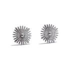 Yhpup 316L Stainless Steel Small Flower Daily Stud Earrings for Women Waterproof Metal Versatile Attractive Jewelry Gift