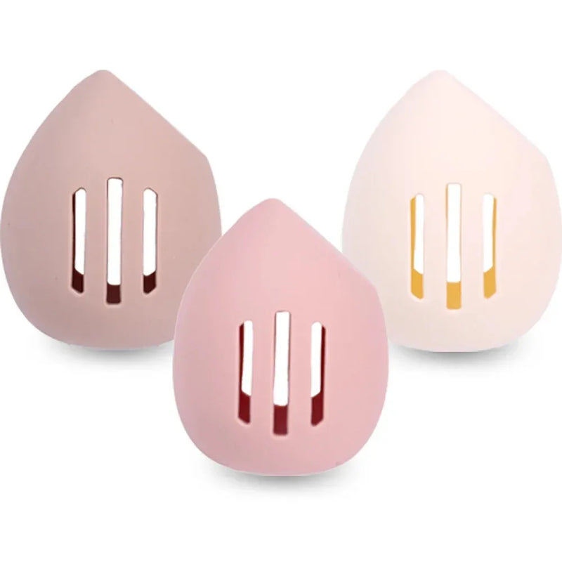 1/3Pcs Makeup Sponge Silicon Holder Breathable Beauty Egg Organizer Travel Protable Sponge Blender Storage Case Puff Box