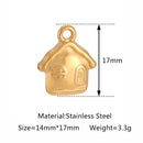 3Pcs/Lot Christmas Candy/Xmas Tree/Gingerbread Bear/Snow House Charms Pendant For Bracelet Necklace Earrings DIY Jewelry Making