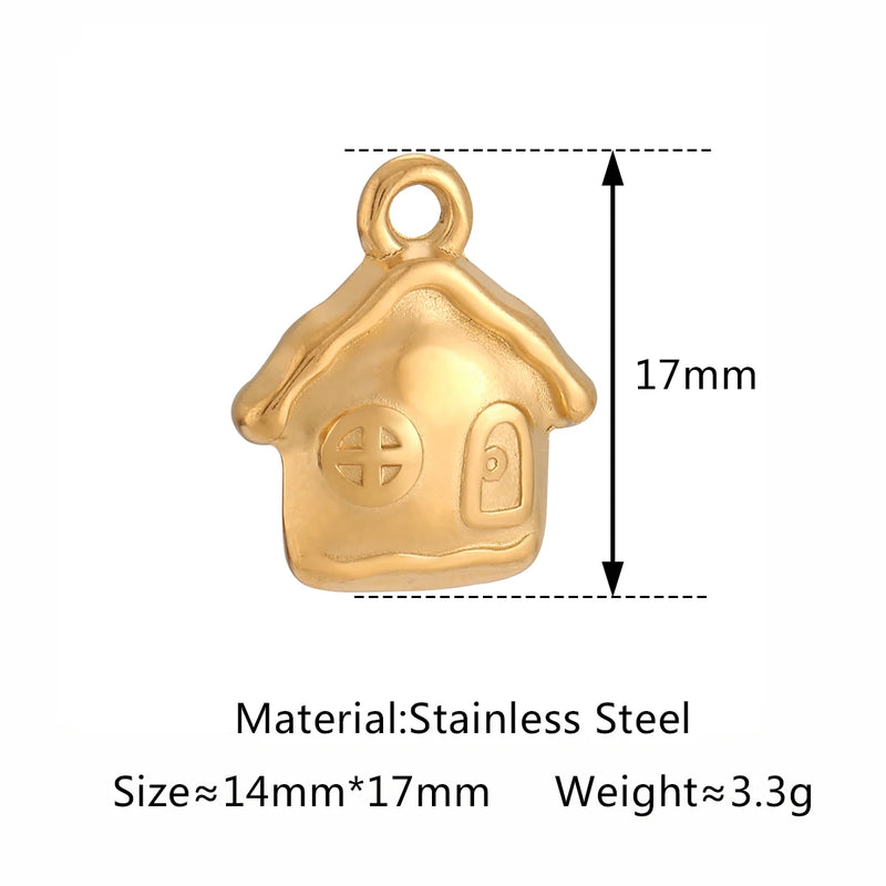 3Pcs/Lot Christmas Candy/Xmas Tree/Gingerbread Bear/Snow House Charms Pendant For Bracelet Necklace Earrings DIY Jewelry Making