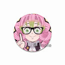 58mm Round Cartoon Brooches Kanroji Mitsuri Pins Anime Badge for Backpack Accessories Hat Decoration HD Print Handmade Gifts