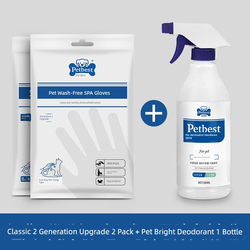 Cat Cleaning Gloves Pet Disposable Wipes Dog Eye Cleaning Free Bath Neutral Tissue Dry Cleaning Supplies