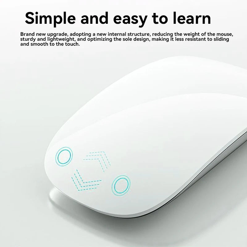 For APPLE Multi-Touch Surface Magic Mouse Bluetooth 5.0 Wireless Mouse For Macbook Pro Air Mini Laptop Mobile Tablet PC iPad