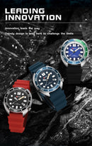 OFNS New Style Fashion 8033 Men's Quartz Watch Simple Fashion Waterproof Calendar Watch Casual Silicone Strap Watch Wristwatch