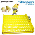 Egg Incubator Automatic Turning Tray 56 154 Bird Eggs Duck Chicken Eggs Hatching Machine 220V Incubator Trays Auto Turn Motor
