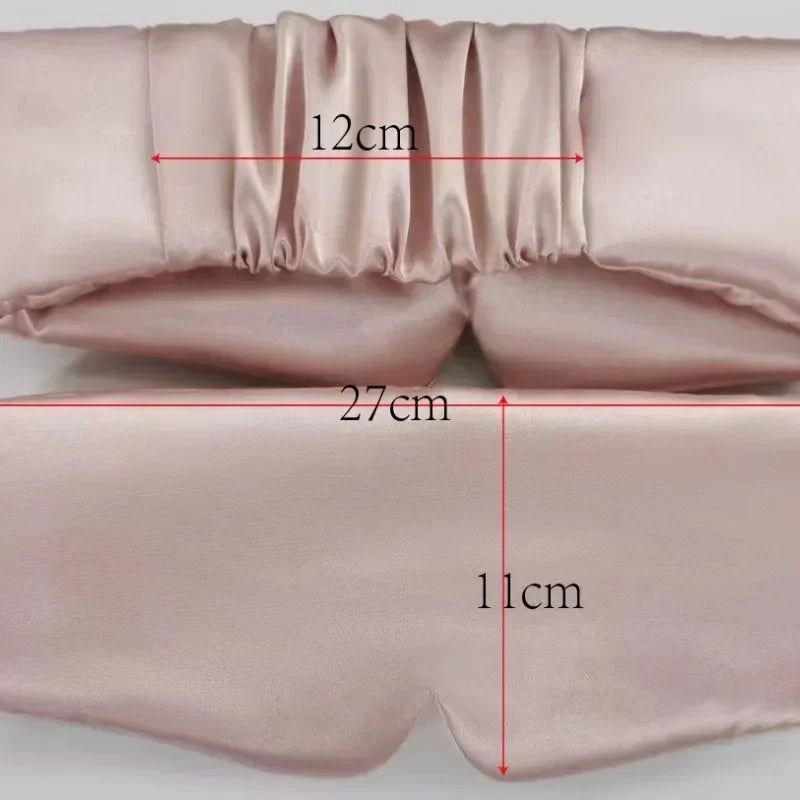 Enlarged Eye Patch Women Men Silk Satin Sleep Mask Comfortable Sleeping Eye Mask Eyeshade Cover Shade Eyes Relax Eyepatch