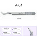 NATUHANA Anti-static Straight Eyelash Extension Tweezers Industrial Precision Curved Straight Lash Eyebrow Tweezers Makeup Tools