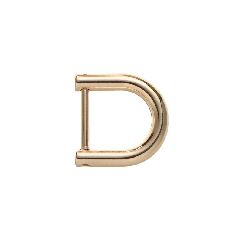 1Pcs Open Screw D Ring Buckle Shackle Clasp for Leather Craft Bag Strap Belt Handle Shoulder Webbing Metal Detachable Buckle