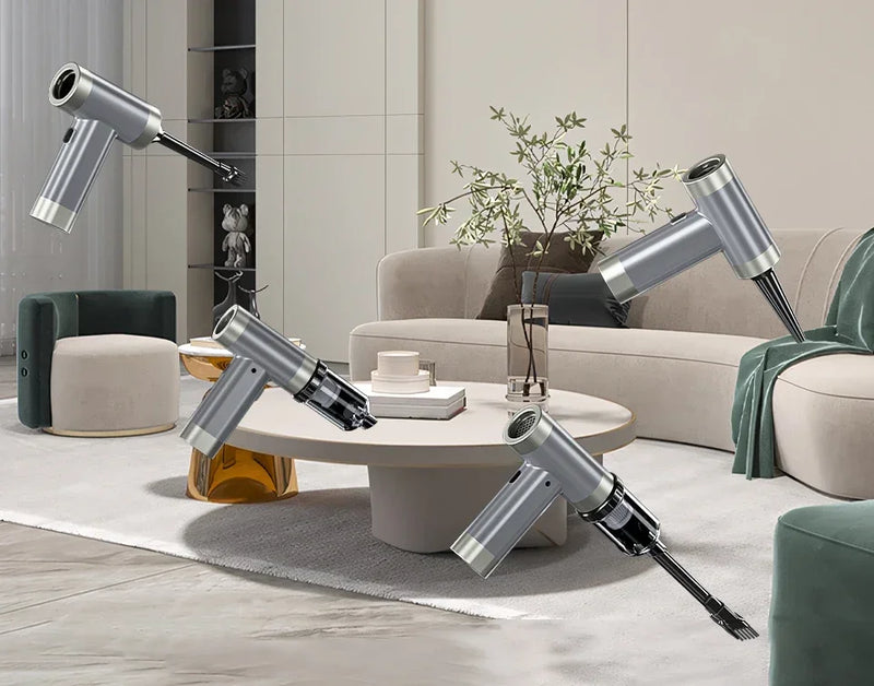 SZUK Electric Air Blower Mini Turbo Jet Fan  High-Speed Turbo Violent Fan Rechargeable Powerful Dust Blower Car vacuum cleaner