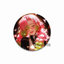 58mm Round Cartoon Brooches Kanroji Mitsuri Pins Anime Badge for Backpack Accessories Hat Decoration HD Print Handmade Gifts