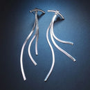 2023 Luxury Women's Earrings Rhinestone Fringe Hanging Zircon Earrings New Shiny Wedding Statement Party Jewelry Gifts