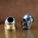 Biochemical Soldier Helmet Brass Knife Beads EDC DIY Paracord Woven Lanyard Keychain Pendants Accessories Outdoor Tools Supplies