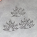 Cute Cat Moon Bear Deer DIY Tassels Earrings Stainless Steel Pendant For Jewelry Making Insect Charms Snake Necklace Accessory