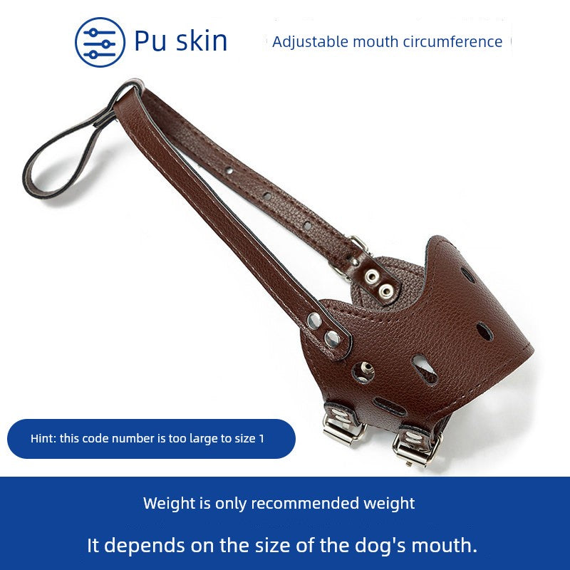 Mesh Breathable Anti-Bark Bark Stopper Large Puppy Dog