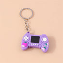 Cute Game Machine Keychains Resin Game Console Charms Keyrings Souvenir Gifts for Women Men Handbag Pendants Key Chains