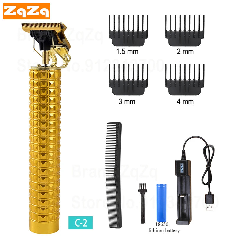 ZqZq Hair Trimmer Clipper Rechargeable Hair Clipper,Men Trimmer Electric Shaver Barber Machine Rechargeable Cutter Barbershop