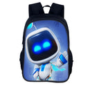 Astro bot student Bookbag Notebook School Backpacks 3D Print Oxford Waterproof Boys/Girls Travel Student Backpacks