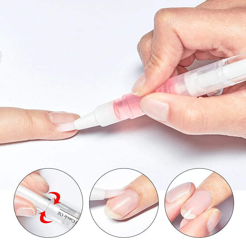 1PC Smells Nail Nutrition Oil Pen Nail Treatment Cuticle Revitalizer Oil Prevent Agnail Nail Polish Nourish Skin